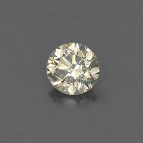 Diamante champanhe Natural 0.20ct, Corte Redondo, VVS-VS