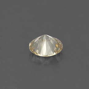 Diamante amarelo natural 0,15ct, corte redondo, VS