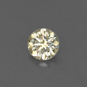 Diamante champanhe chique Natural 0.15ct, Corte Redondo, VS