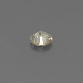 Diamante amarelo natural 0,15ct, corte redondo, VS