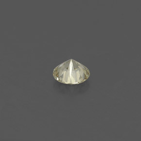 Diamante amarelo natural 0,14ct, corte redondo, VS