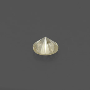 Diamante amarelo natural 0,19ct, corte redondo, VS