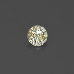 Diamante champanhe Natural 0.18ct, Corte Redondo, VS