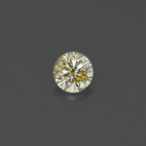 Diamante champanhe Natural 0.18ct, Corte Redondo, VS