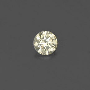 Diamante amarelo natural 0,15ct, corte redondo, VS
