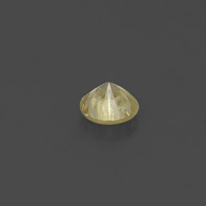 Diamante amarelo natural 0,21ct, corte redondo, VS