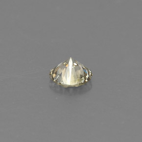 Diamante amarelo natural 0,19ct, corte redondo, VS