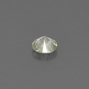 Diamante amarelo natural 0,18ct, corte redondo, VS