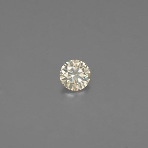Diamante amarelo natural 0,10ct, corte redondo, VS