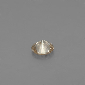 Diamante amarelo natural 0,13ct, corte redondo, VS