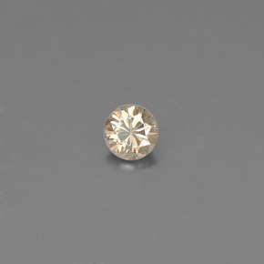 Diamante amarelo natural 0,10ct, corte redondo, VS-SI