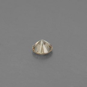 Diamante amarelo natural 0,10ct, corte redondo, VS-SI