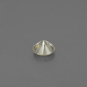 Diamante amarelo natural 0,10ct, corte redondo, VS