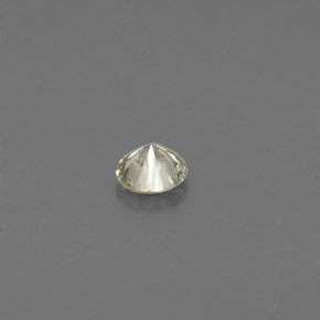 Diamante amarelo natural 0,09ct, corte redondo, VS
