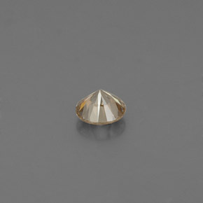 Diamante marrom natural 0,12ct, corte redondo, VS