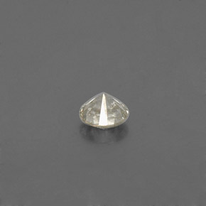 Diamante amarelo natural 0,08ct, corte redondo, VS
