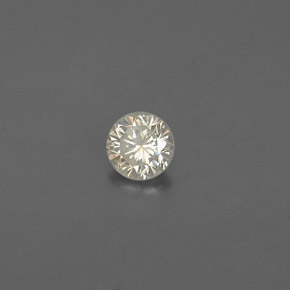 Diamante champanhe Natural 0.09ct, Corte Redondo, VS