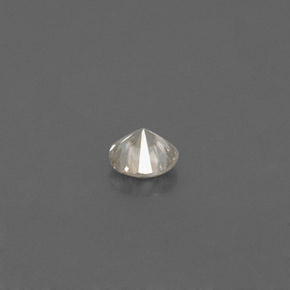 Diamante champanhe Natural 0.09ct, Corte Redondo, VS