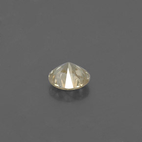 Diamante amarelo natural 0,14ct, corte redondo, VS