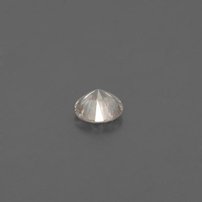 Diamante amarelo natural 0,08ct, corte redondo, VS