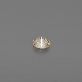 Diamante amarelo natural 0,08ct, corte redondo, VS