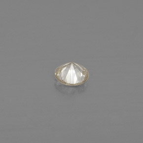 Diamante amarelo natural 0,10ct, corte redondo, VS