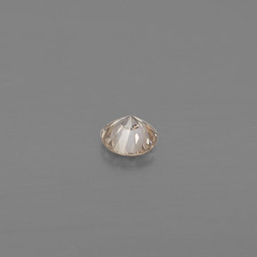 Diamante amarelo natural 0,08ct, corte redondo, VS