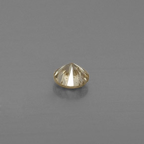 Diamante champanhe Natural 0.13ct, Corte Redondo, VS