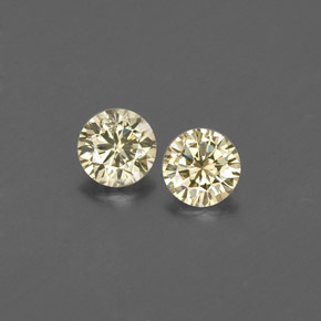 Pedras preciosas de Diamante champanhe natural de  ct, Corte Redondo, VS