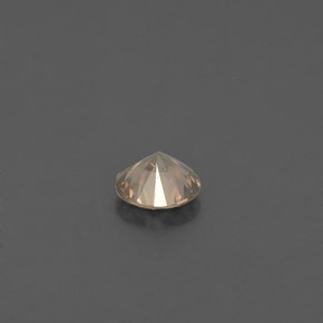 Diamante amarelo natural 0,18ct, corte redondo, VS