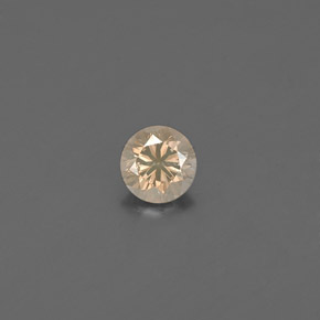 Diamante amarelo natural 0,16ct, corte redondo, VS
