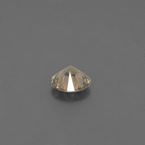 Diamante champanhe Natural 0.18ct, Corte Redondo, VS