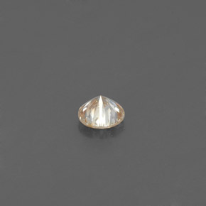 Diamante champanhe Natural 0.12ct, Corte Redondo, VS