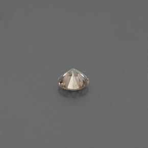 Diamante amarelo natural 0,09ct, corte redondo, VS