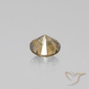 Diamante champanhe Natural 1.61ct, Redondo, SI