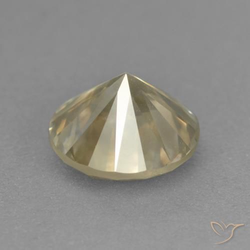 Diamante champanhe Natural 1.85ct, Redondo, SI