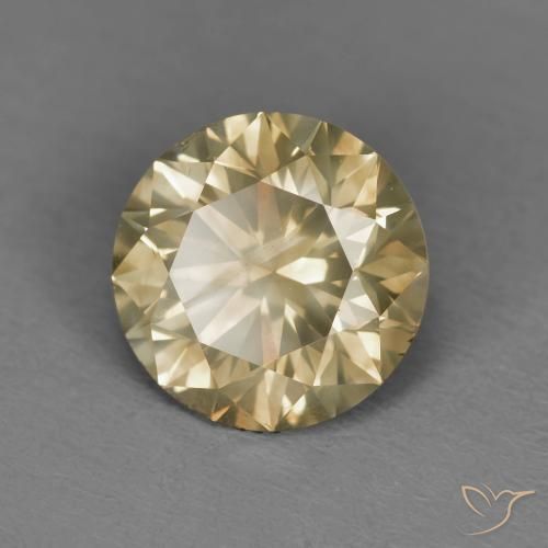 Diamante Conhaque Natural 1.81ct, Redondo, SI