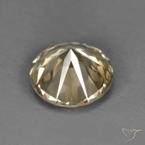 Diamante Conhaque Natural 1.81ct, Redondo, SI