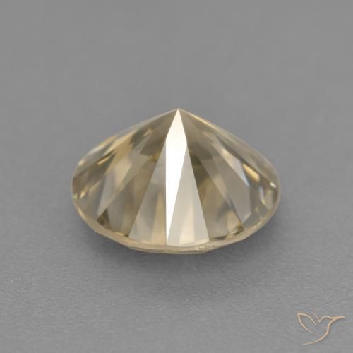 Diamante Conhaque Natural 1.67ct, Redondo, SI