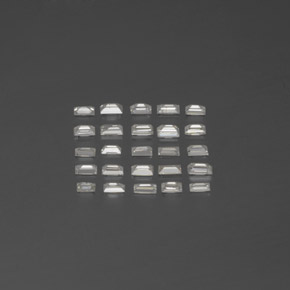 Pedras preciosas de diamante branco natural de 0,42 ct, baguete, SI