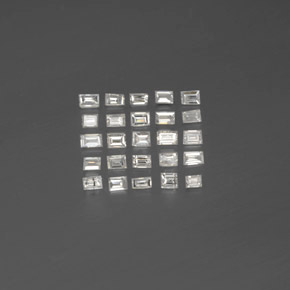 Pedras preciosas de diamante branco natural de  ct, baguete, SI
