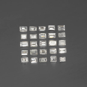 Pedras preciosas de diamante branco natural de  ct, baguete, SI