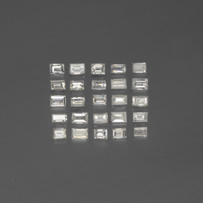 Pedras preciosas de diamante branco natural de  ct, baguete, SI