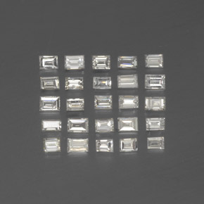 Pedras preciosas de diamante branco natural de  ct, baguete, SI