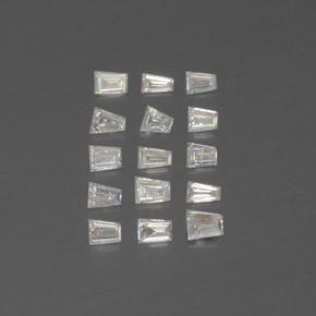 Pedras preciosas de Diamante Branco natural de  ct, Forma extravagante, SI