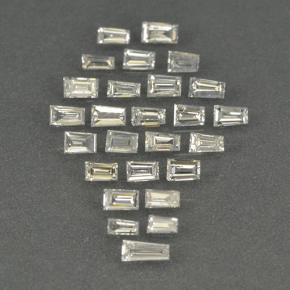 Pedras preciosas de Diamante branco quente natural de 0.48 ct, baguete, SI