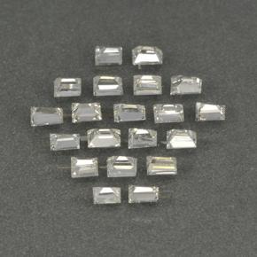 Pedras preciosas de Diamante Branco natural de 0.45 ct, baguete, SI