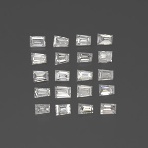 Pedras preciosas de diamante branco natural de  ct, forma extravagante, SI