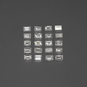 Pedras preciosas de diamante branco natural de  ct, baguete, SI