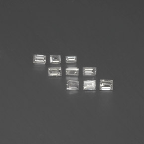 Pedras preciosas de diamante branco natural de  ct, baguete, SI